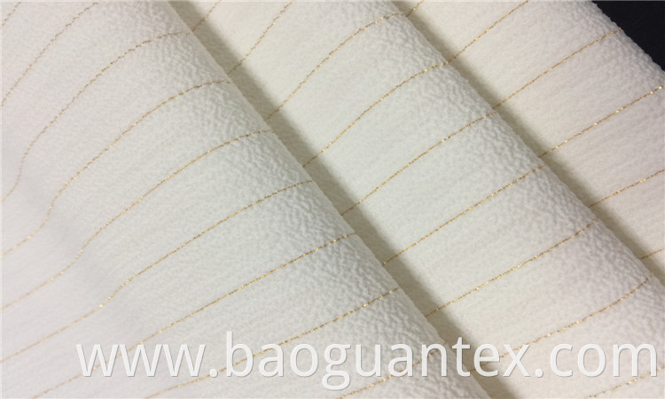 Polyester Bubble Crepe Cloth